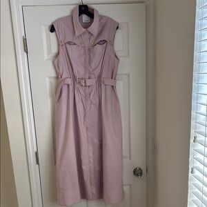 Acler Elegant Lavender Sleeveless Dress